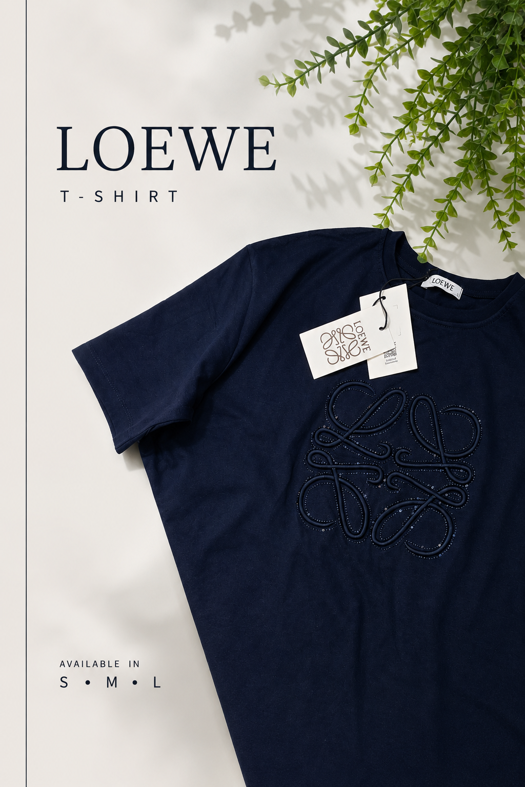 تیشرت وارداتی loewe کیفیت درجه یک
